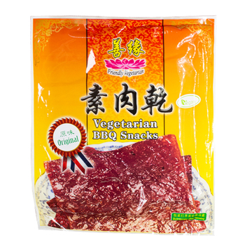 Image Friendly BBQ Snack Original Carton 善缘-原味素肉干片（方）3000grams